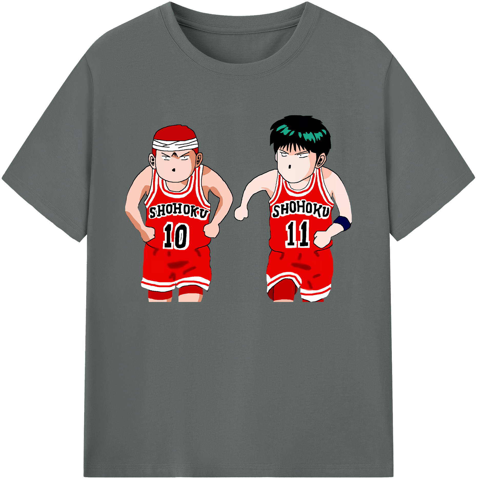 （画像用） SLAM DUNK／スラムダンク 綿100％ メンズ半袖Tシャツ｜肌触りやわらか＆通気性